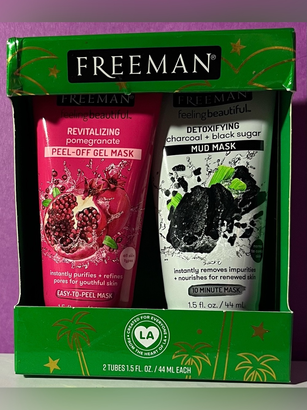 FREEMAN - REVITALIZING and DETOXIFYING Mask Set